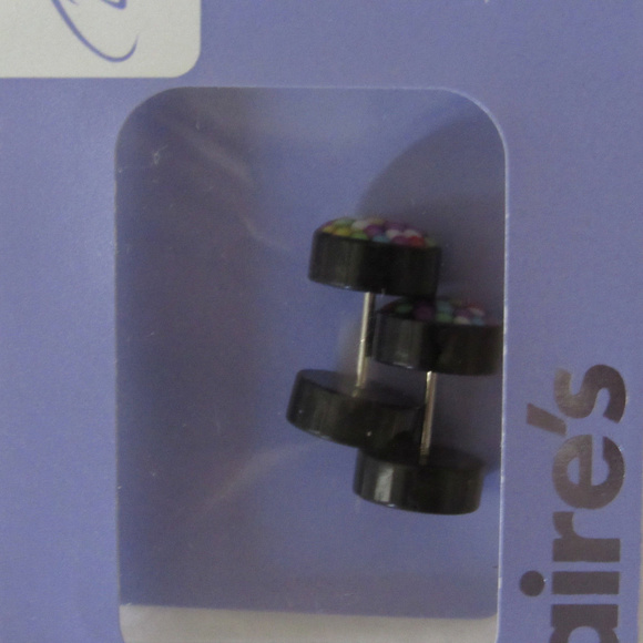 Claire's Girls Colorful Polka Dots Print Faux Ear - Picture 4 of 4